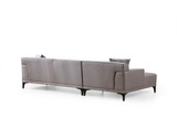 Ugaona sofa Petra L Corner - svijetlo siva