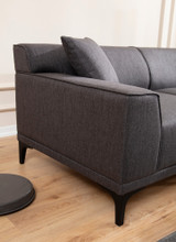 Ugaona sofa Petra R kutak - antracit