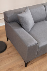 Ugaona sofa Petra R Corner - svijetlo siva