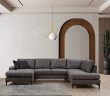Ugaona sofa Porto Corner (CHL-02-C-EOT) - Antracit