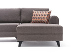 Ugaona sofa-krevet Belen - braon Ugaona sofa-krevet Belen - braon