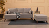 Ugaona sofa-krevet Bella kutna sofa lijevo 2 - krem Ugaona sofa-krevet Bella kutna sofa lijevo 2 - krem