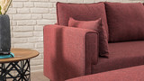 Ugaona sofa-krevet Bella Kutna Sofa Desna 2 - Claret Red Ugaona sofa-krevet Bella Kutna Sofa Desna 2 - Claret Red
