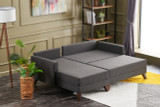 Ugaona sofa-krevet Bella Mini Ugaona Sofa Lijeva - Antracit Ugaona sofa-krevet Bella Mini Ugaona Sofa Lijeva - Antracit
