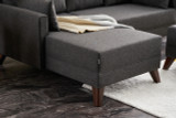 Ugaona sofa-krevet Bella Mini Ugaona Sofa Lijeva - Antracit Ugaona sofa-krevet Bella Mini Ugaona Sofa Lijeva - Antracit