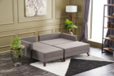 Ugaona sofa-krevet Bella Mini Ugaona Sofa Lijeva - Braon Ugaona sofa-krevet Bella Mini Ugaona Sofa Lijeva - Braon