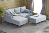Ugaona sofa-krevet Bella Soft Mini Köşe Lijeva - Plava Ugaona sofa-krevet Bella Soft Mini Köşe Lijeva - Plava