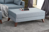 Ugaona sofa-krevet Bella Soft Mini Köşe Lijeva - Plava Ugaona sofa-krevet Bella Soft Mini Köşe Lijeva - Plava