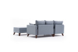 Ugaona sofa-krevet Bella Soft Mini Köşe Lijeva - Plava Ugaona sofa-krevet Bella Soft Mini Köşe Lijeva - Plava