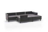 Ugaona sofa-krevet Efsun - Antracit Ugaona sofa-krevet Efsun - Antracit
