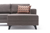 Ugaona sofa-krevet Efsun – smeđa Ugaona sofa-krevet Efsun – smeđa