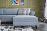 Ugaona sofa-krevet Eris - Plava Ugaona sofa-krevet Eris - Plava