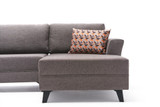 Ugaona sofa-krevet Eris - Smeđa Ugaona sofa-krevet Eris - Smeđa