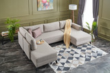 Ugaona sofa-krevet Eris - krem Ugaona sofa-krevet Eris - krem