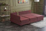 Ugaona sofa-krevet Fly Kutna Sofa Lijeva - Claret Red Ugaona sofa-krevet Fly Kutna Sofa Lijeva - Claret Red