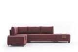 Ugaona sofa-krevet Fly Kutna Sofa Lijeva - Claret Red Ugaona sofa-krevet Fly Kutna Sofa Lijeva - Claret Red