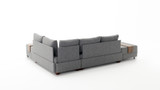 Ugaona sofa-krevet Fly kutna sofa na razvlačenje desna - siva Ugaona sofa-krevet Fly kutna sofa na razvlačenje desna - siva