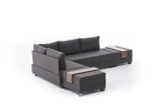 Ugaona sofa-krevet Fly Lijevo - Antracit Ugaona sofa-krevet Fly Lijevo - Antracit