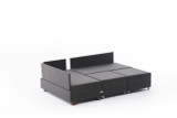 Ugaona sofa-krevet Fly Lijevo - Antracit Ugaona sofa-krevet Fly Lijevo - Antracit
