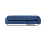 Ugaona sofa-krevet Slika ugao lijevi ( Chl-3R ) - tamnoplava