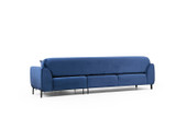 Ugaona sofa-krevet Desni ugao slike (L3-Chl) - tamnoplava