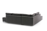 Ugaona sofa-krevet Manama kutni kauč na razvlačenje lijevo - antracit