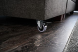 Ugaona sofa-krevet Manama kutni kauč na razvlačenje desno - antracit