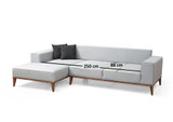 Ugaona sofa-krevet Montana Korner Lijevi (Kl+3R)