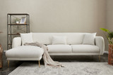 Ugaona sofa-krevet Simena Lijeva - Krem Ugaona sofa-krevet Simena Lijeva - Krem