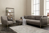 Ugaona sofa-krevet Simena Lijeva - Siva Ugaona sofa-krevet Simena Lijeva - Siva