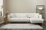 Ugaona sofa-krevet Simena Desna - krema Ugaona sofa-krevet Simena Desna - krema