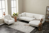 Ugaona sofa-krevet Simena Desna - krema Ugaona sofa-krevet Simena Desna - krema