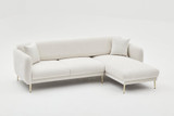 Ugaona sofa-krevet Simena Desna - krema Ugaona sofa-krevet Simena Desna - krema