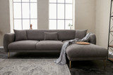 Ugaona sofa-krevet Simena Desna - Siva Ugaona sofa-krevet Simena Desna - Siva