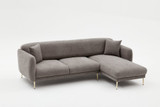 Ugaona sofa-krevet Simena Desna - Siva Ugaona sofa-krevet Simena Desna - Siva