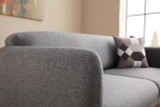 Ugaona sofa-krevet Venera L - Siva