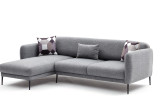 Ugaona sofa-krevet Venera L - Siva