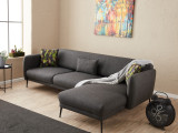 Ugaona sofa-krevet Venera R - antracit