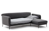 Ugaona sofa-krevet Venera R - antracit