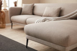 Ugaona sofa-krevet Venus R - krema