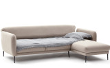 Ugaona sofa-krevet Venus R - krema