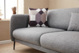 Ugaona sofa-krevet Venera R - Siva