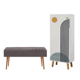 Garnitura namještaja za hodnik Vegas Bijela - 947 - 1501