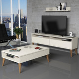 Garnitura namještaja za dnevni boravak Najbolje - krema