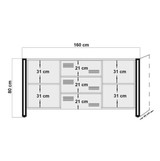 Garnitura namještaja za dnevni boravak COSMO-TKM.13