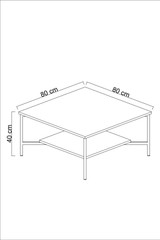 Garnitura namještaja za dnevni boravak Zlatna linija - orah, zlato