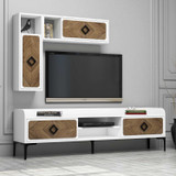 Garnitura namještaja za dnevni boravak Samba – Bijela