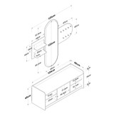 Ormar za hodnik EE101 - 1983 - Orah