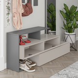 Ormar za hodnik Ramda - svijetli moka, antracit