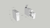 Kabinet Calencia - antracit